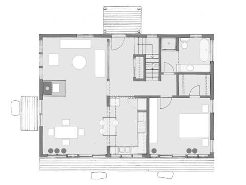 Perfect Cape, first floor plan